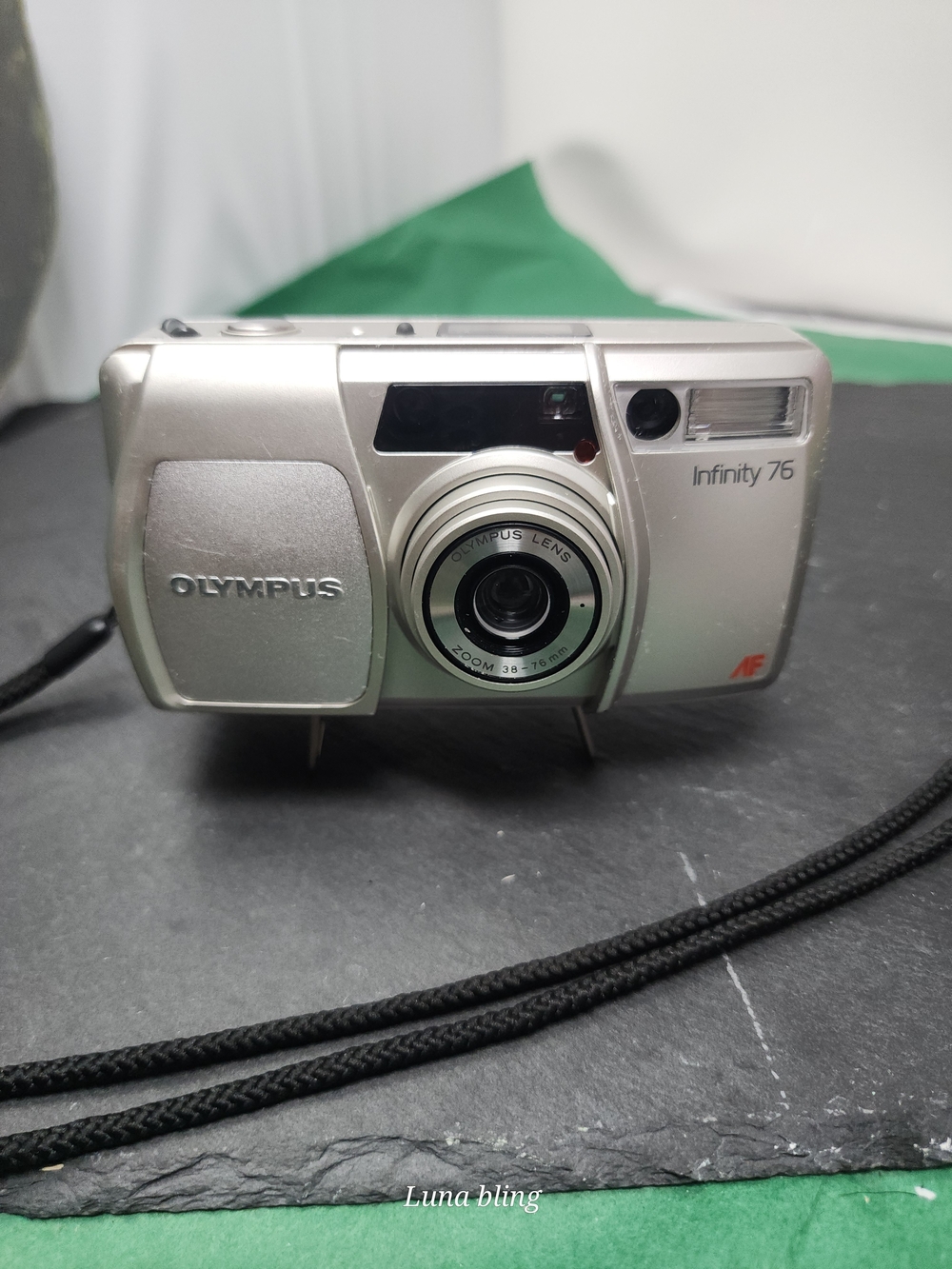 Olympus Silver Infinity 76 Compact Film Camera
